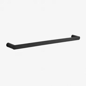 Wandhanddoekrek Met Stang (↔︎60 Cm) Voor Badkamer In Rvs Alameda Zwart - Sklum