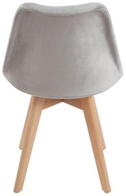 Set van 4 Synk Fluwelen Stoelen