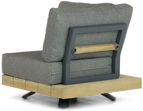 Hoek loungeset 6 personen Teak Old teak greywash  Santika Furniture Santika