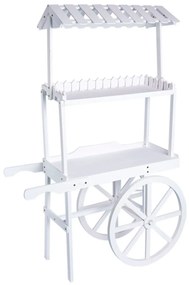 Kersenhout verouderd Candy Bar Trolley