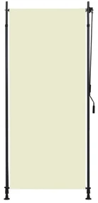 vidaXL Rolgordijn voor buiten 100x270 cm crème