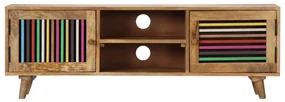 vidaXL Tv-meubel 120x30x40 cm massief mangohout