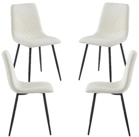 4 Pak Rom Kunstlederen Stoelen