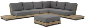 Loungeset 6 personen Teak Old teak greywash Lifestyle Garden Furniture Hilton