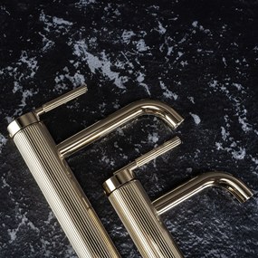 Wastafelkraan Rea Argon Gold High