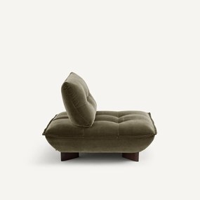 Modulaire fauteuil in fluweel, KAORI