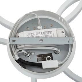 Plafondlamp wit incl. LED 3-staps dimbaar 3-lichts - Navara