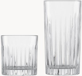 Whisky- & highballglazen Stage van kristalglas, 8-delig