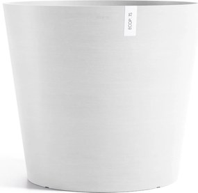 Ecopots bloempot Amsterdam 70 - Rond - White Grey - Diameter 70 x H61,3 cm