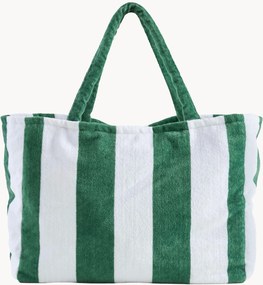 Strandtas Forte van katoenen velours