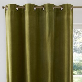 Gordijn in fluweel met oogjes Velvet