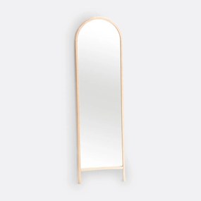 Spiegel op voet / eiken psyche 50x170 cm, Nabou
