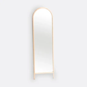 Spiegel op voet / eiken psyche 50x170 cm, Nabou