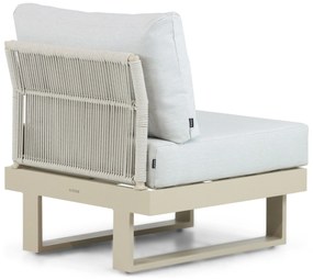 Hoek loungeset 6 personen Aluminium Taupe  Lifestyle Garden Furniture Lorenzo