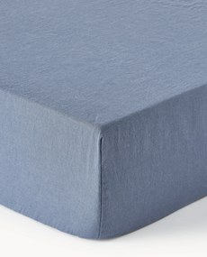 Hoeslaken Airy, gewassen linnen