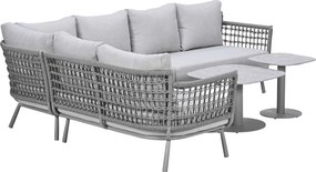 Garden Impressions Maud loungeset 6-delig - taupe