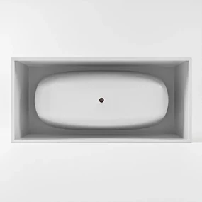 Mondiaz Freeze vrijstaand bad 180x85cm kleur smoke