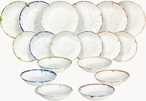Porseleinen serviesset Moon, 6 personen, 18-delig