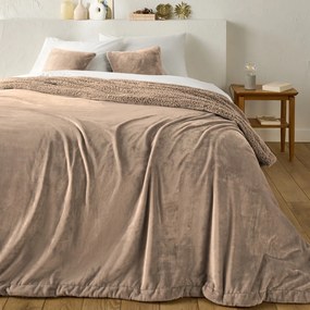 Beddensprei in fleece en sherpa, Maxine