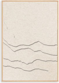 Ingelijste akoestische wandkunst Tonefield 1