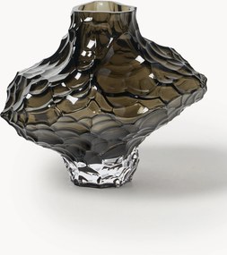 Mondgeblazen glazen vaas Canyon, H 23 cm