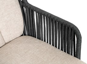 Tuinstoel Rope Grijs-antraciet Domani Furniture Trivento