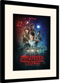Ingelijste poster Stranger Things - One Sheet