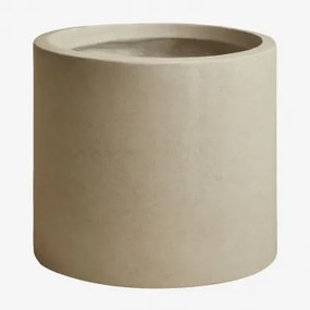 Aurevi Betonnen Buitenbloempot Ø55 Cm & Zandbruin - Sklum