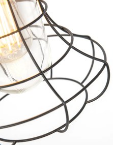 Landelijke buiten hanglamp zwart - Moreno