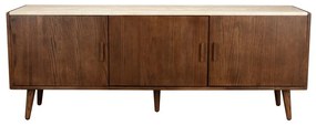 Dutchbone Arda Dressoir Walnoot En Travertin - 160x40x60cm.