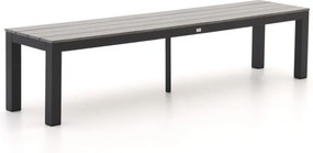 Picknickbank Bellagio | Aluminium/Polywood | 3 personen | Tuinbank Grijs | 195cm | Kees Smit Tuinmeubelen