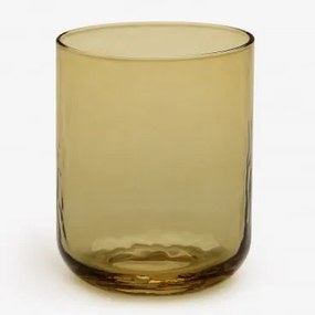 Pack Van 4 Glazen 39,5 Cl In Glas Leomie Honing Geel - Sklum