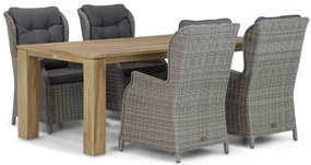 Garden Collections Windsor/Brighton 200 cm dining tuinset 5-delig