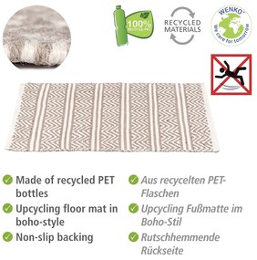 Wenko badmat Shaki 50x80cm gerecycled PES beige