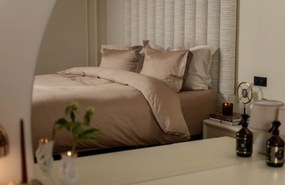 Kayori x Daisy Diks Dekbedovertrek Lumi Taupe – Bij Swiss Sense