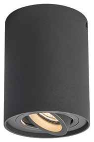 Smart opbouwspot donkergrijs kantelbaar incl. Wifi GU10 - Rondoo up