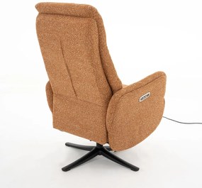 Elektrisch Verstelbare Stoel Stof Terracotta