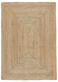 Rechthoekig vloerkleed in jute XXL, Aftas