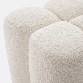 Vintage polyester poef, Mariane