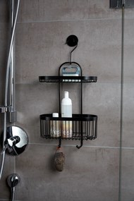 Wenko Classic Plus douche caddy 2-laags zwart