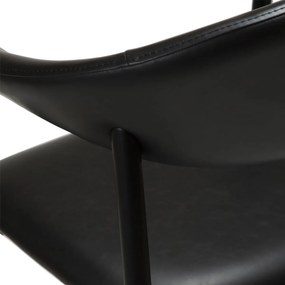 Dan-Form Rover Counter Barstoel Zwart Kunstleer