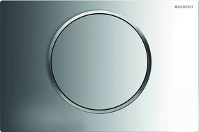 Geberit Sigma 10 bedieningspaneel chroom/mat chroom voor Sigma reservoirs 8cm (UP720) en 12cm (UP320)