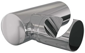 Brauer Chrome Carving thermostatische badkraan met wandhouder en 3 standen handdouche chroom