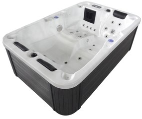 Badstuber Modena outdoor whirlpool 3-persoons wit