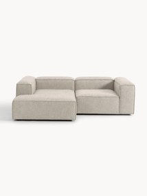 Modulaire hoekbank Lennon (3-zits) van linnenmix