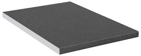 vidaXL Aanrechtblad 40x60x2,8 cm spaanplaat zwart met graniettextuur