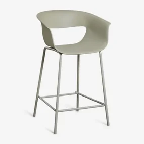 Alanys Hoge Tuinkruk Van Polypropyleen En Ijzer Groen – Salie & ↑65 Cm - Sklum
