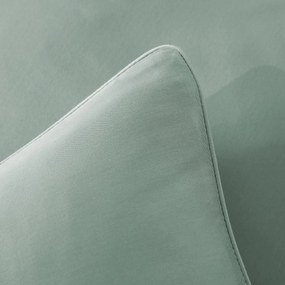 Kussensloop in katoensatijn, Opale