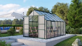 Vitavia Meridian 2 serre - 9,9m² - met 4 mm polycarbonaat - Donkergroen