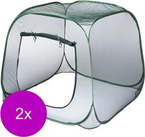 Tuinkas Voor 1m2 Tuin Pop-Up - Tunnelkassen - 2 x Groen